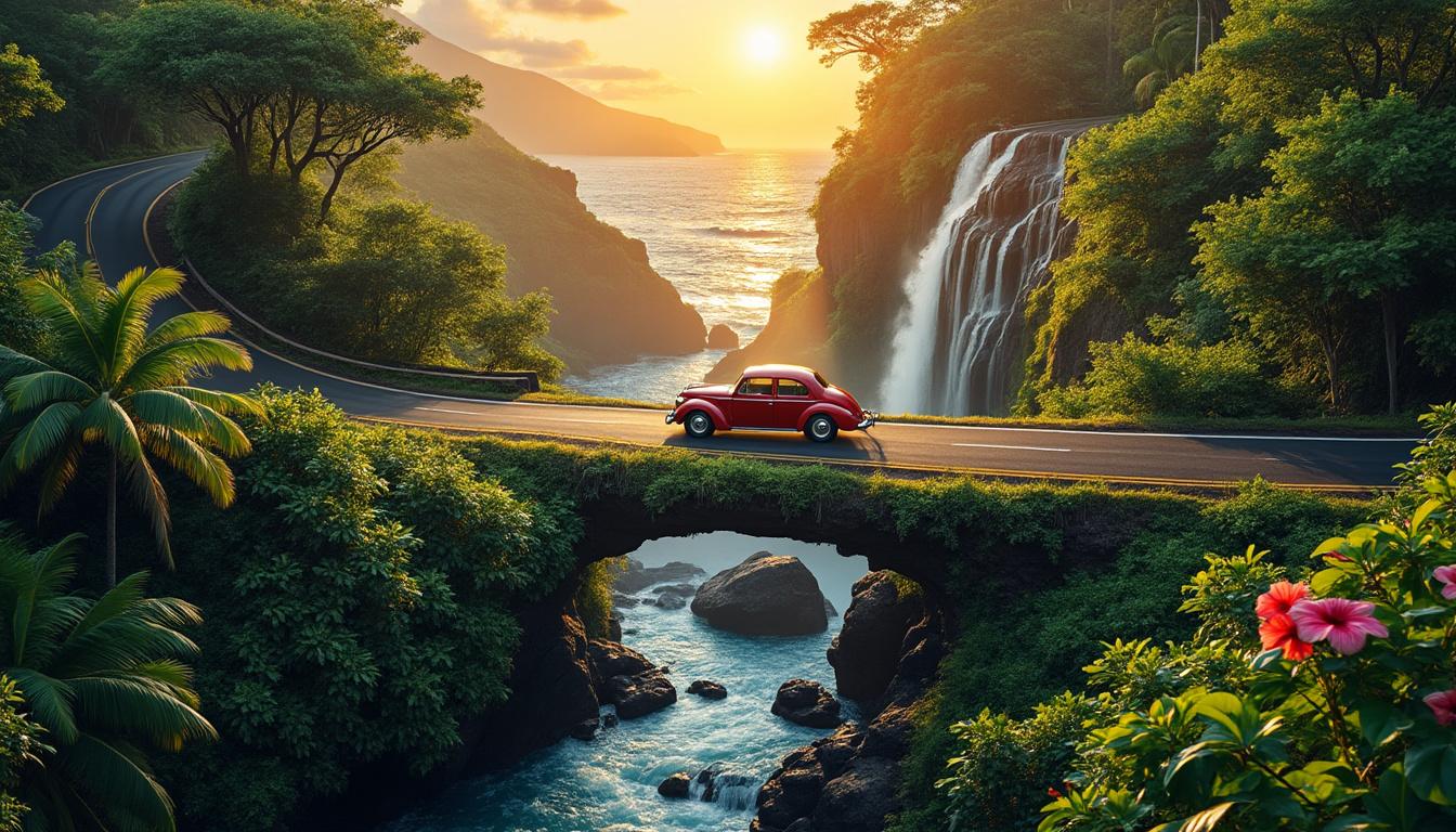 découvrez la route de hāna, une aventure hawaïenne emblématique célébrant la lenteur, la beauté naturelle et la sérénité à travers des paysages époustouflants.