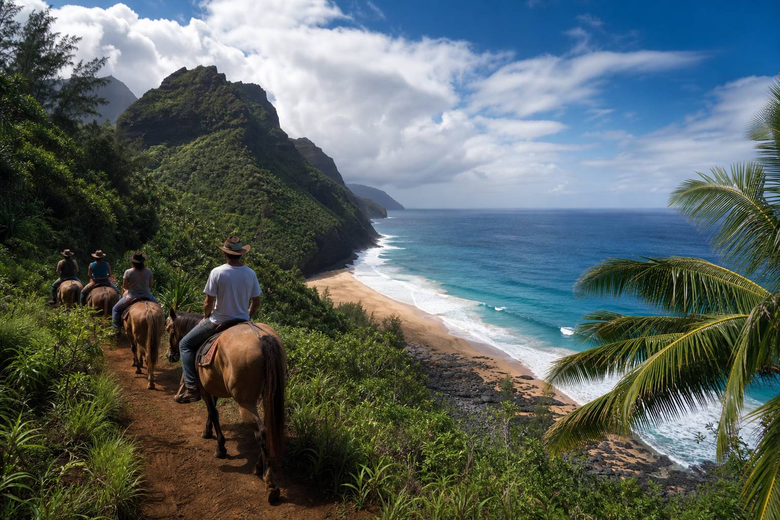 Illustration: Tours à cheval à Kauai : les meilleures sorties
