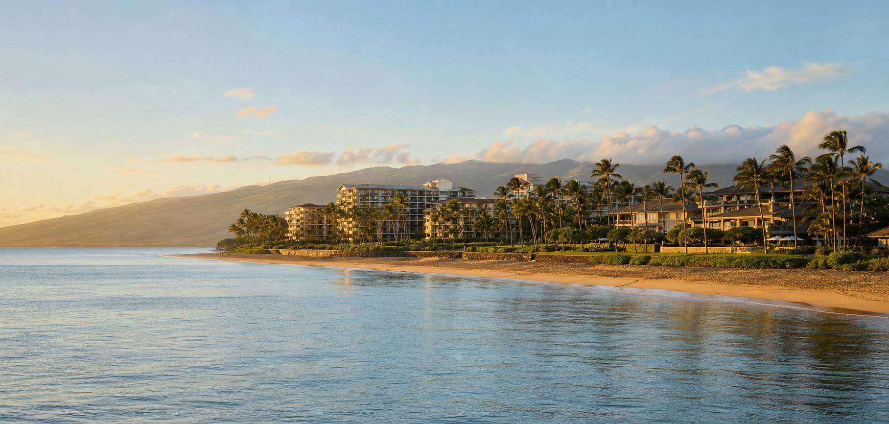 Vue paysage de que faire à kaanapali, plage et ocean
